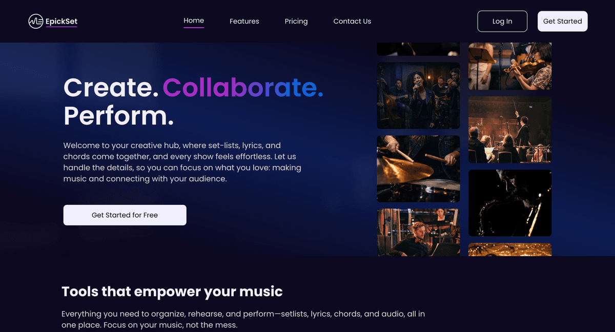 Epickset – AI Powered Music Collaboration Platform image 1