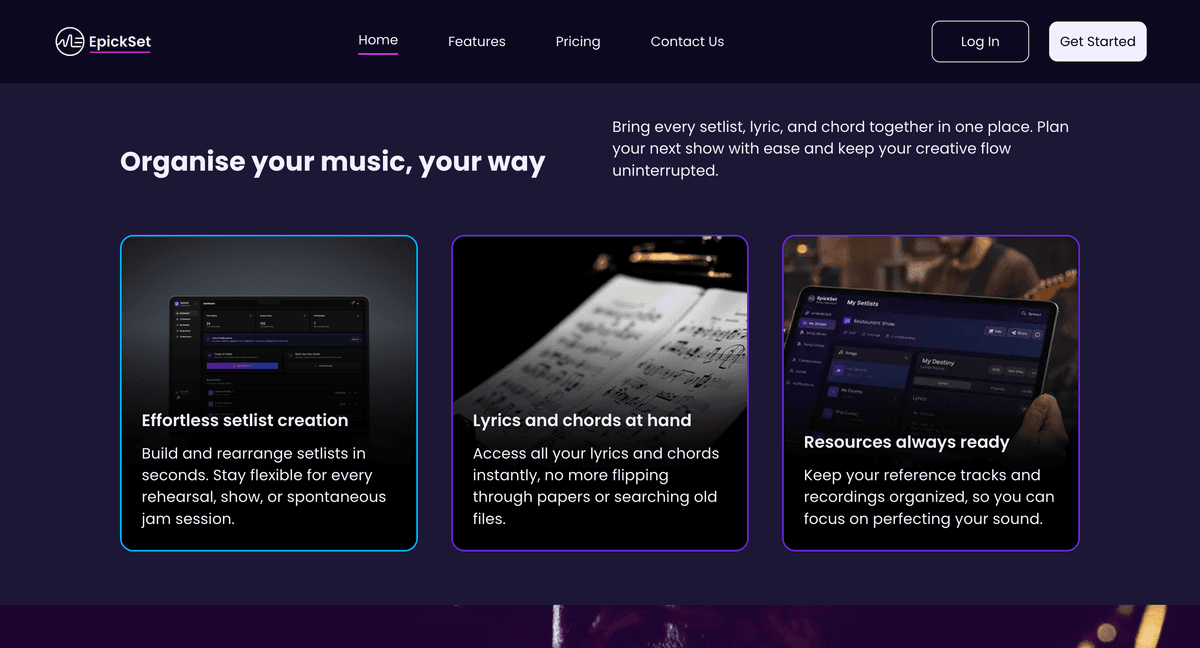 Epickset – AI Powered Music Collaboration Platform image 2